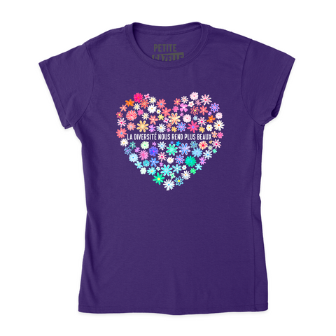 TSHIRT AJUSTÉ | La diversité nous rend plus beaux