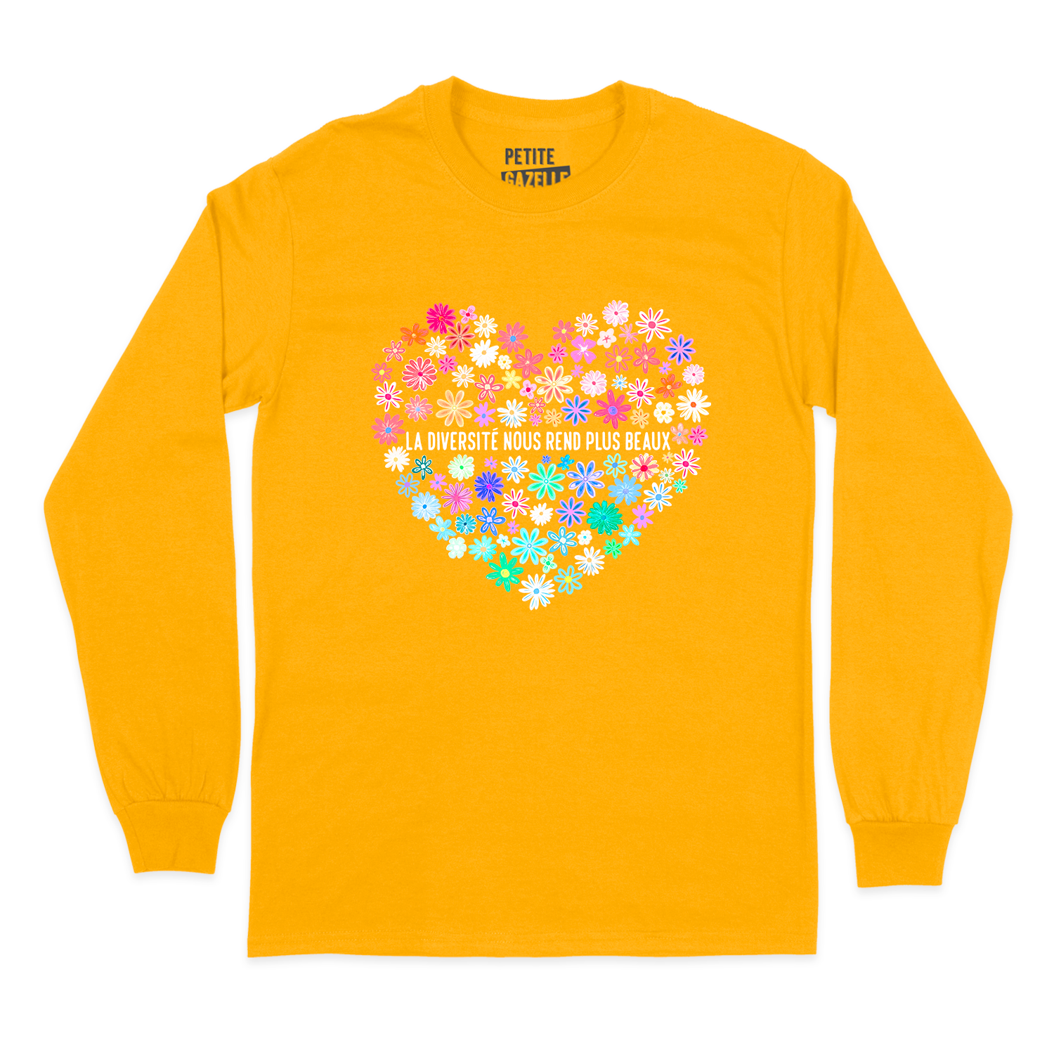T-SHIRT À MANCHES LONGUES | La diversité nous rend plus beaux