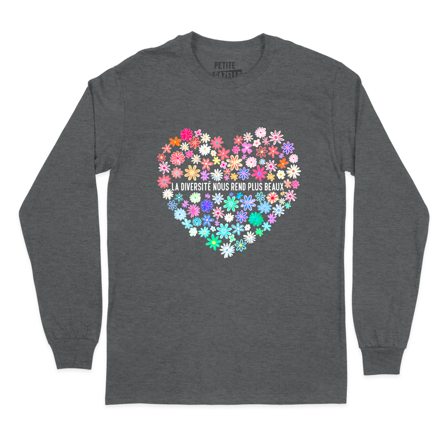 T-SHIRT À MANCHES LONGUES | La diversité nous rend plus beaux