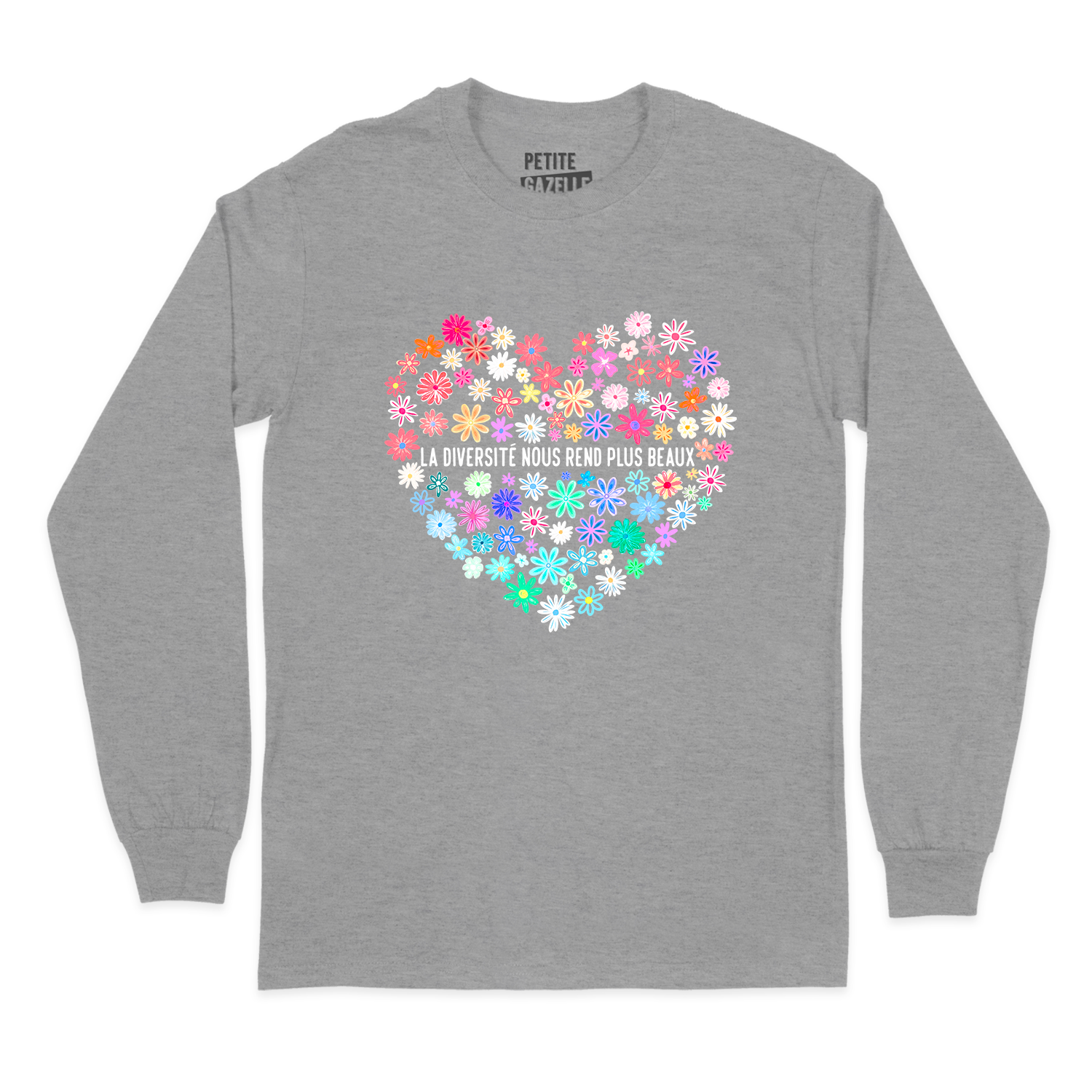 T-SHIRT À MANCHES LONGUES | La diversité nous rend plus beaux