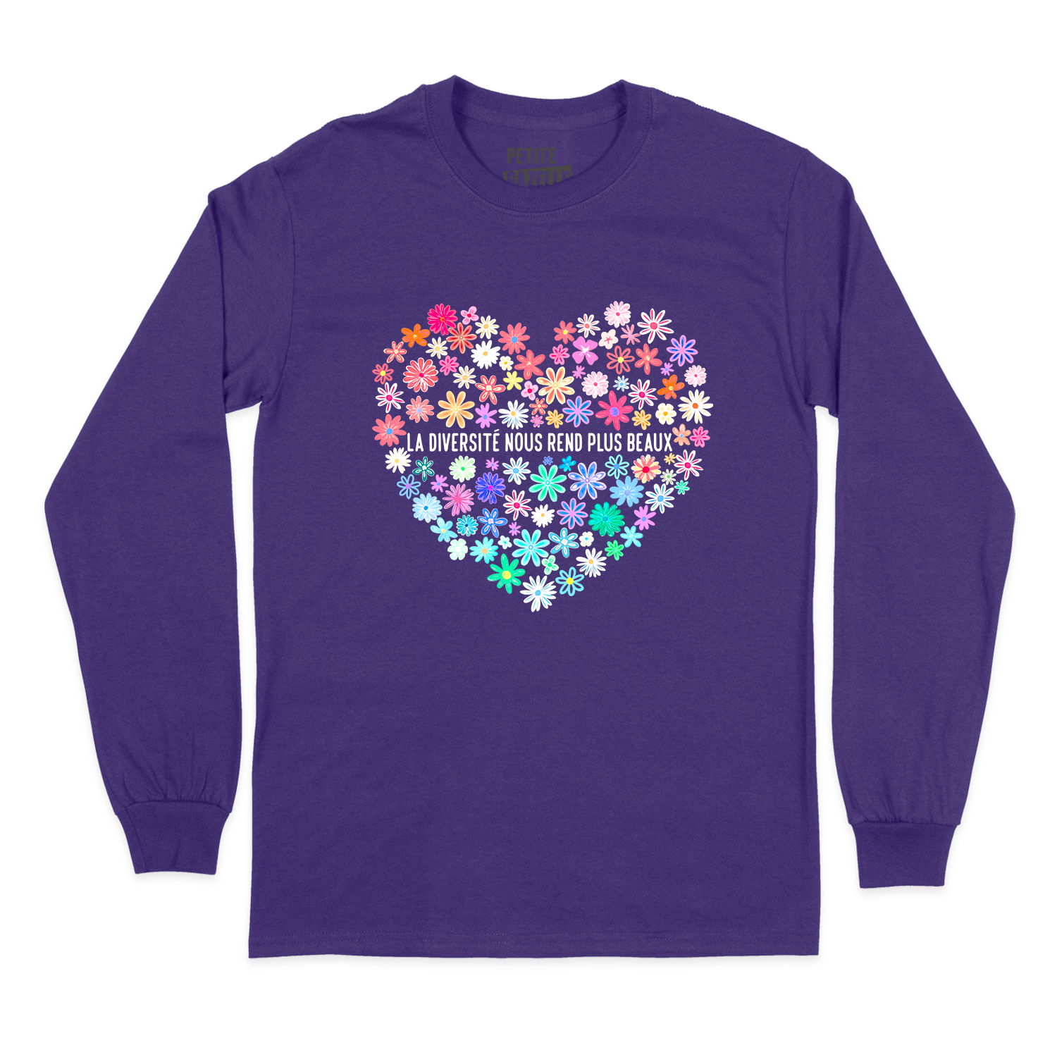 T-SHIRT À MANCHES LONGUES | La diversité nous rend plus beaux
