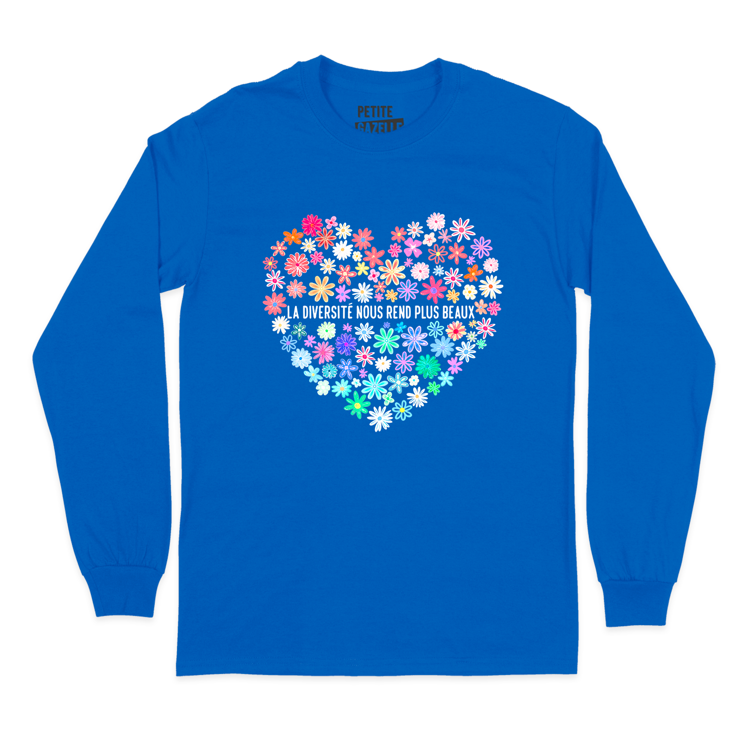 T-SHIRT À MANCHES LONGUES | La diversité nous rend plus beaux