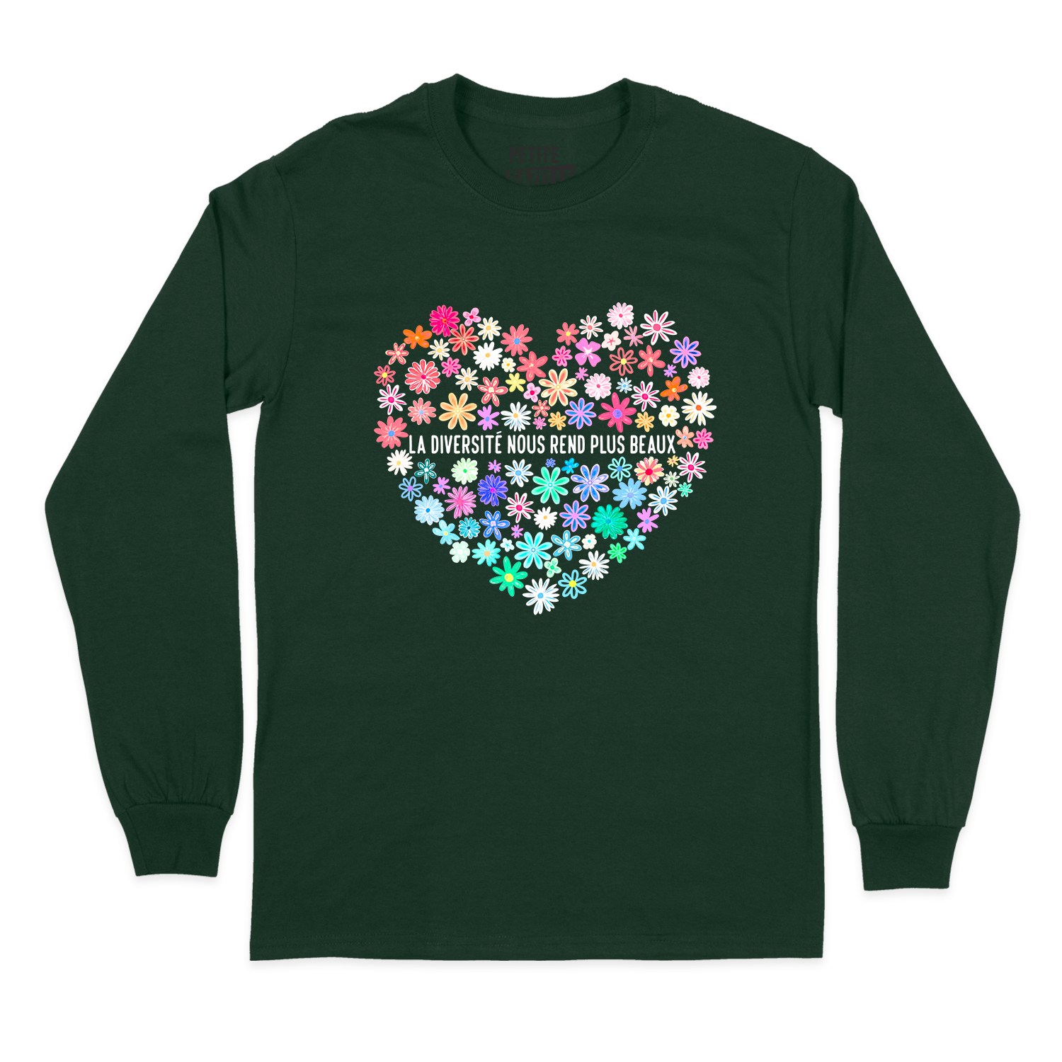 T-SHIRT À MANCHES LONGUES | La diversité nous rend plus beaux