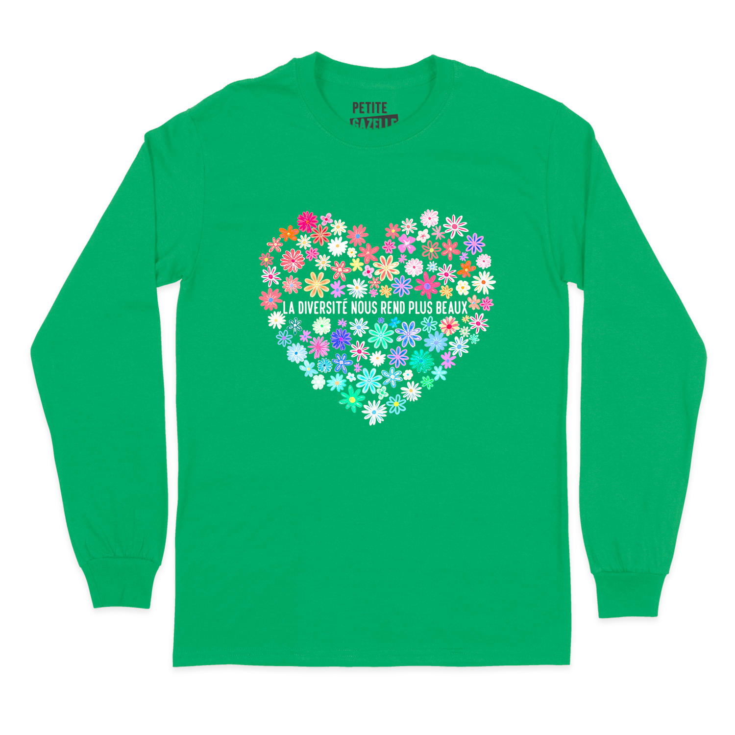 T-SHIRT À MANCHES LONGUES | La diversité nous rend plus beaux