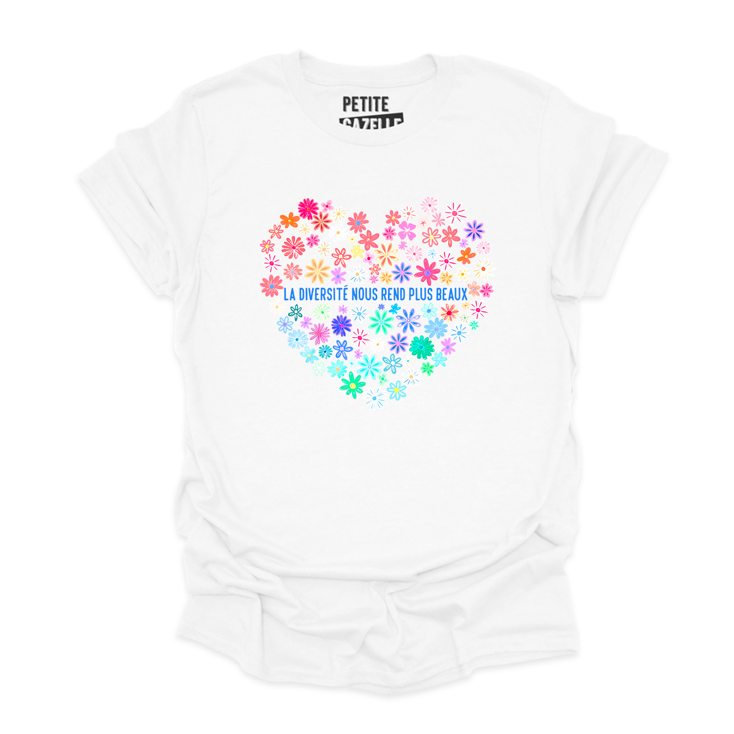 T-SHIRT COL ROND | La diversité nous rend plus beaux