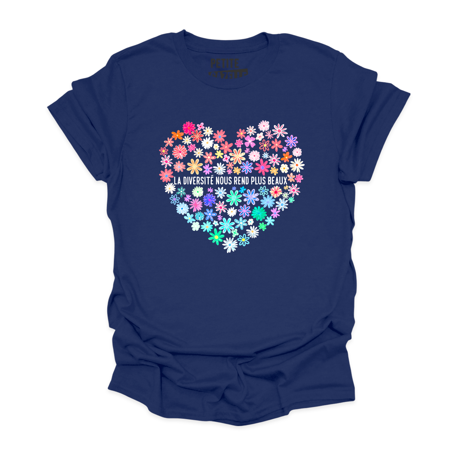 T-SHIRT COL ROND | La diversité nous rend plus beaux
