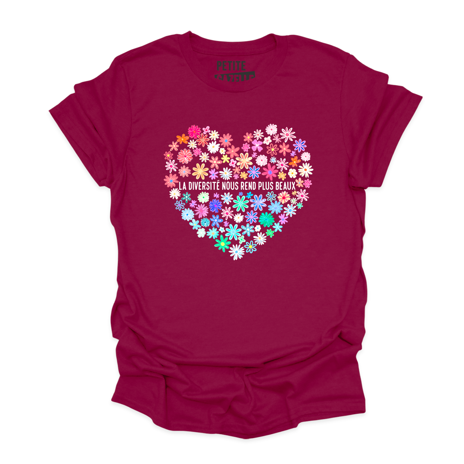 T-SHIRT COL ROND | La diversité nous rend plus beaux