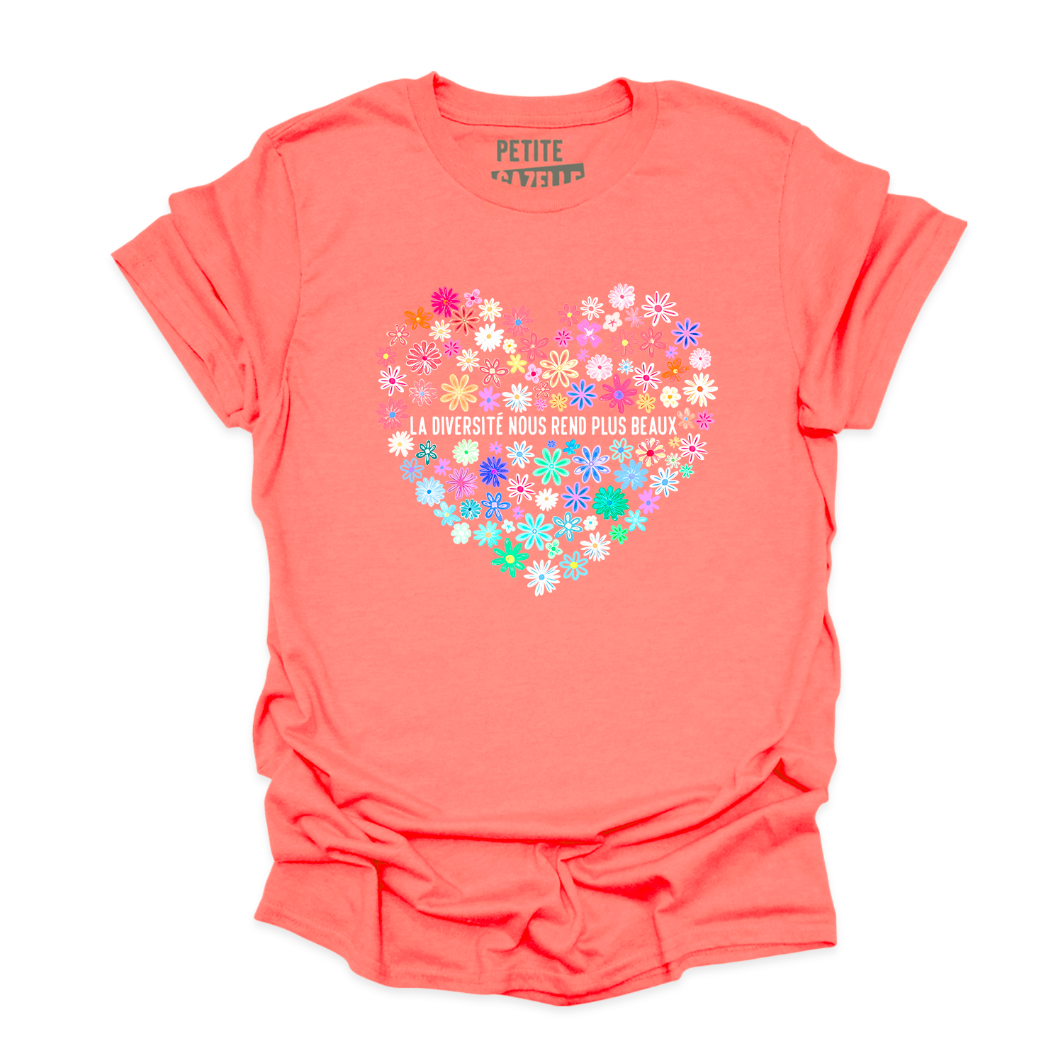T-SHIRT COL ROND | La diversité nous rend plus beaux
