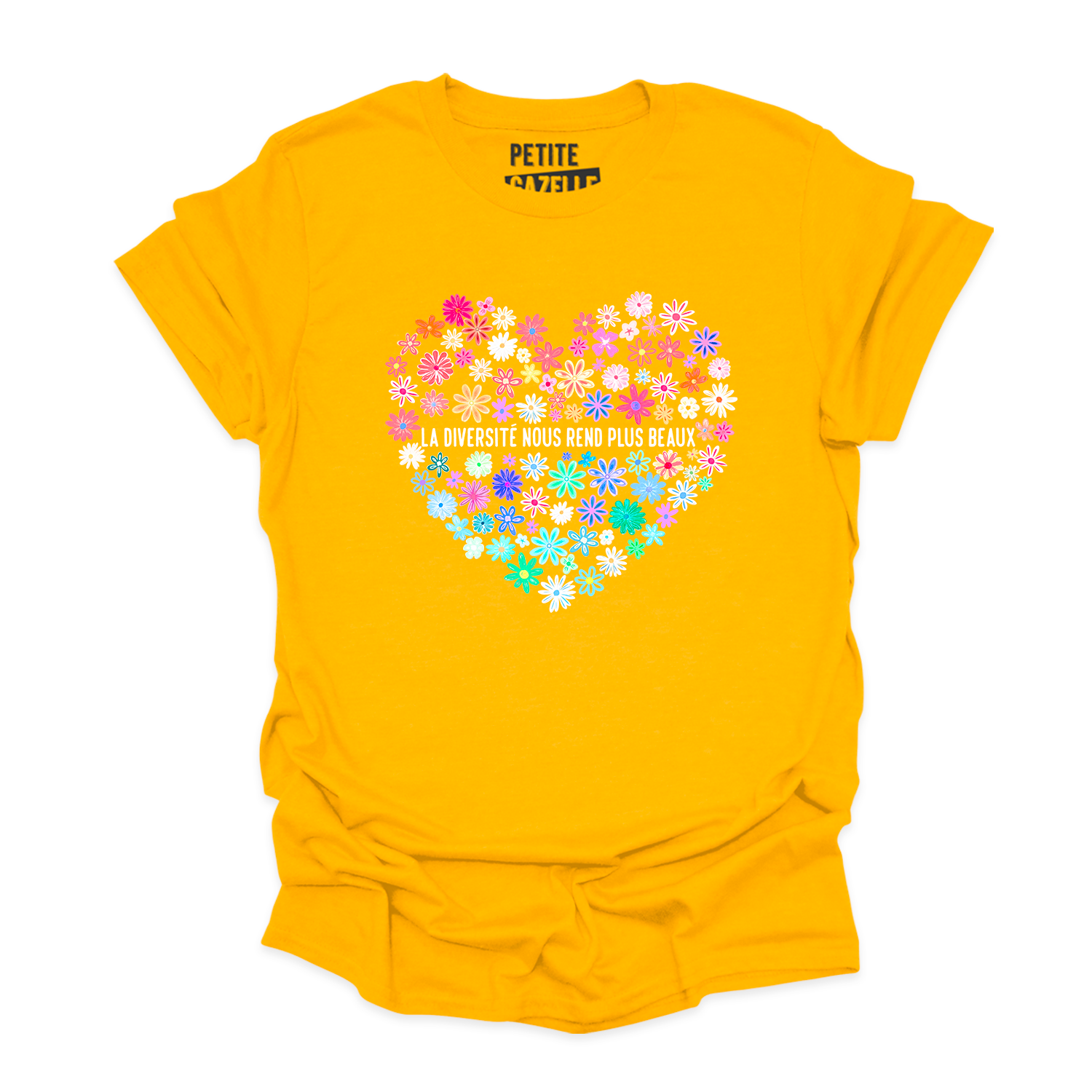 T-SHIRT COL ROND | La diversité nous rend plus beaux
