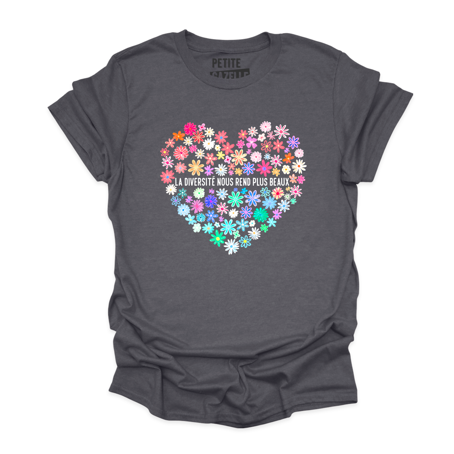 T-SHIRT COL ROND | La diversité nous rend plus beaux