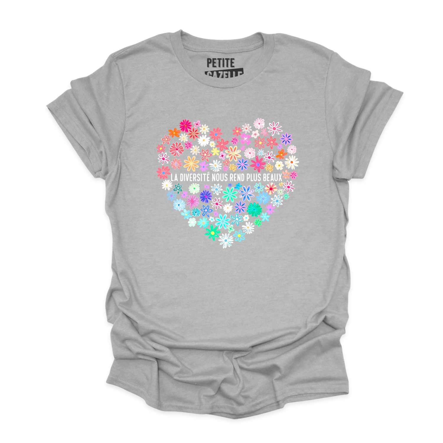 T-SHIRT COL ROND | La diversité nous rend plus beaux