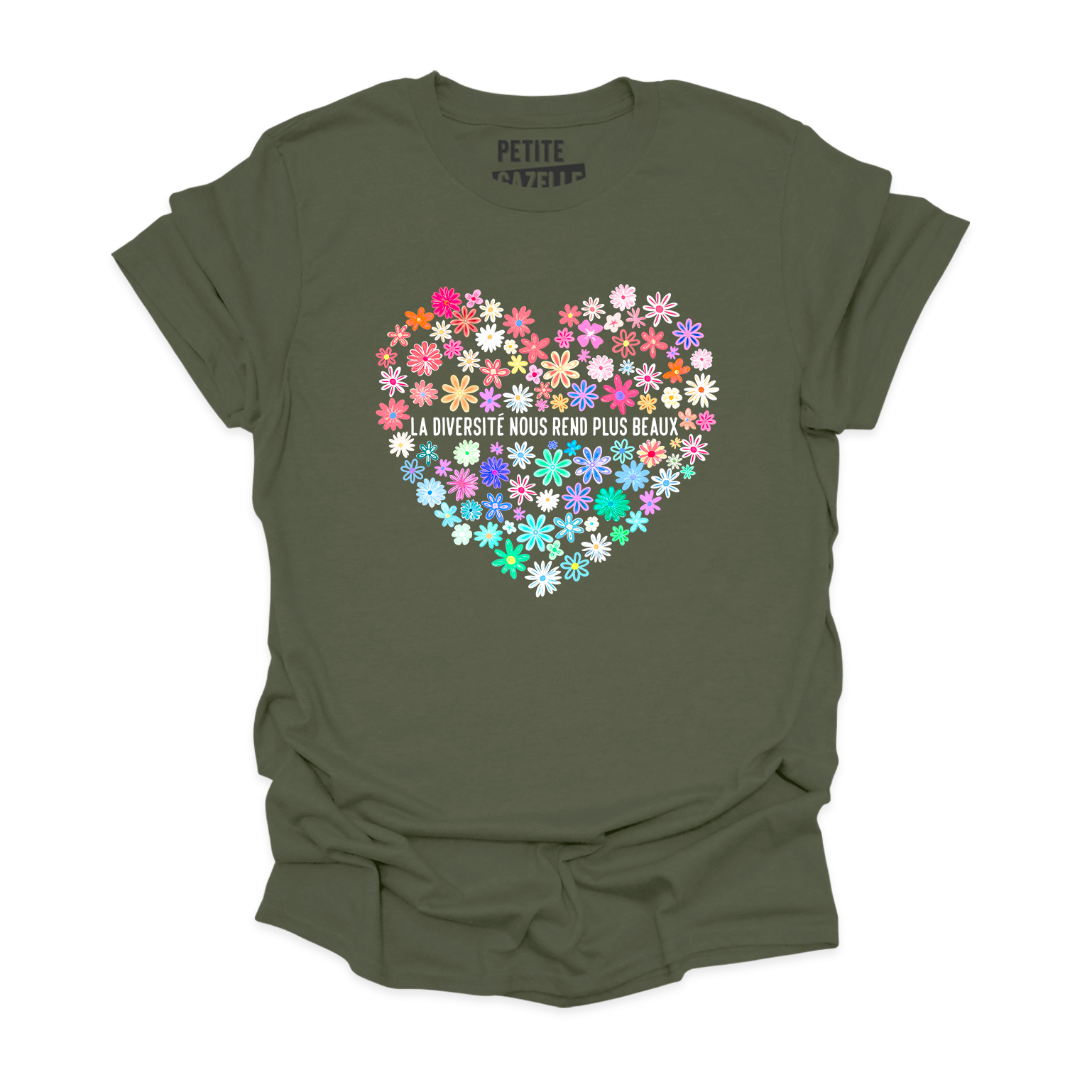 T-SHIRT COL ROND | La diversité nous rend plus beaux