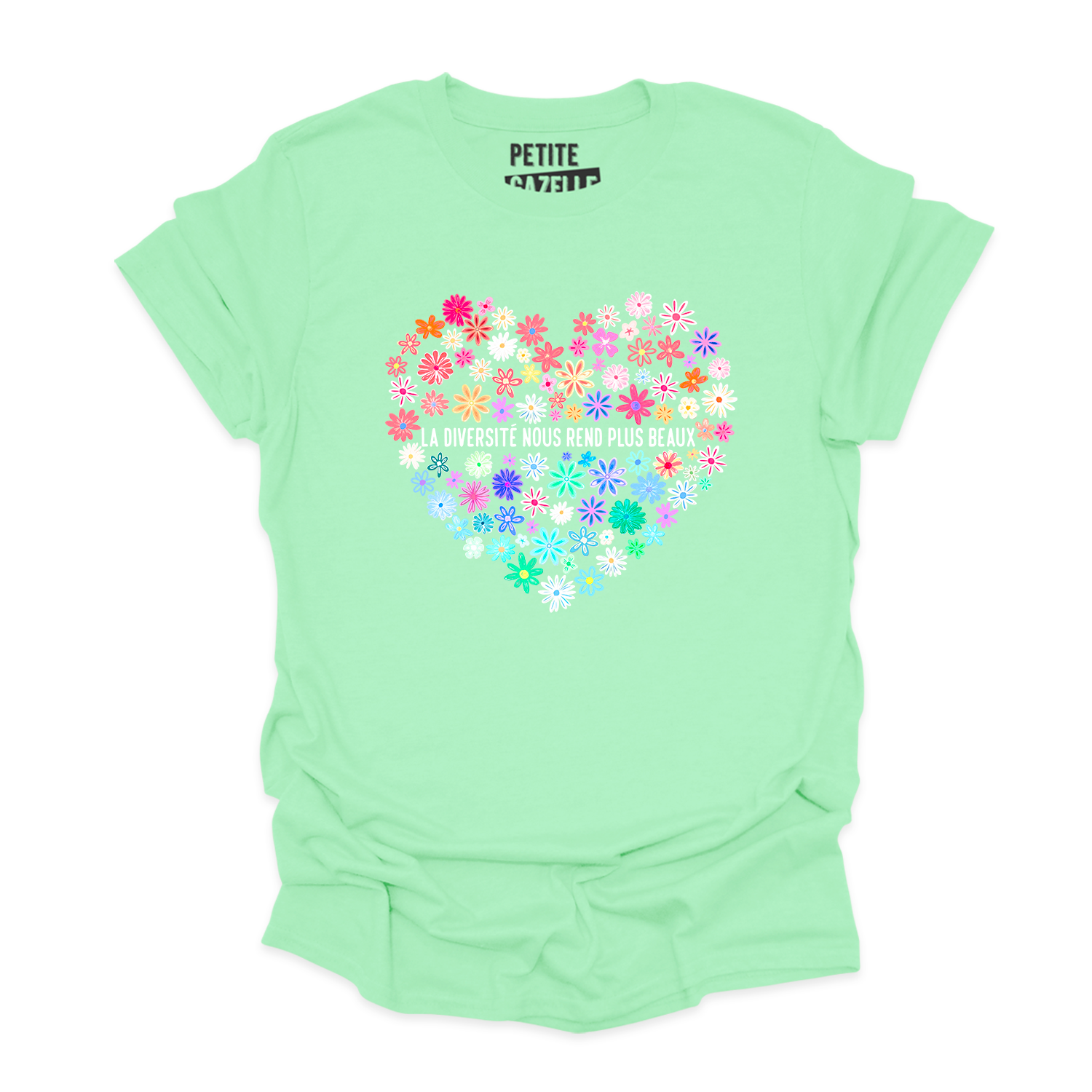 T-SHIRT COL ROND | La diversité nous rend plus beaux