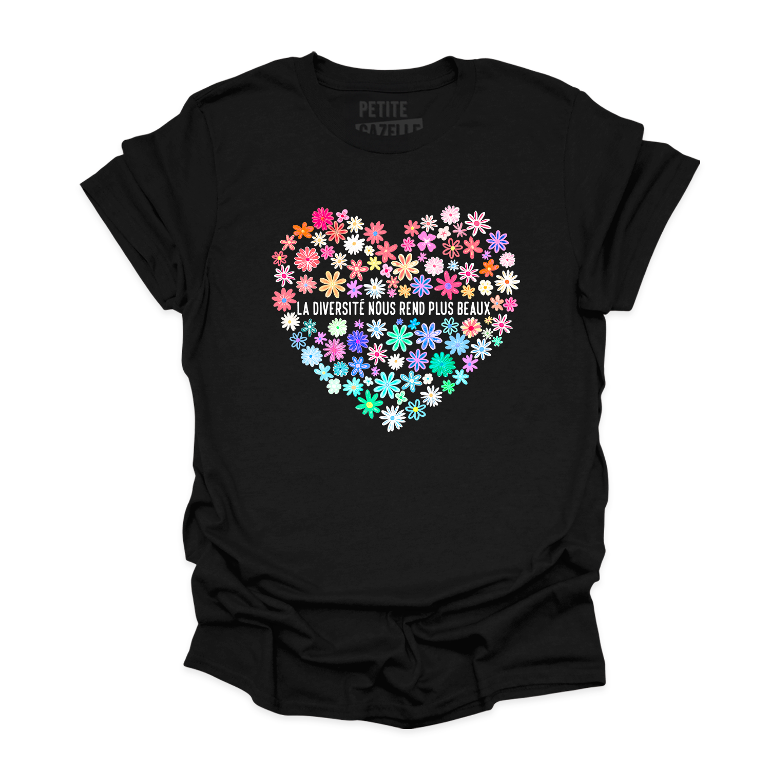 T-SHIRT COL ROND | La diversité nous rend plus beaux