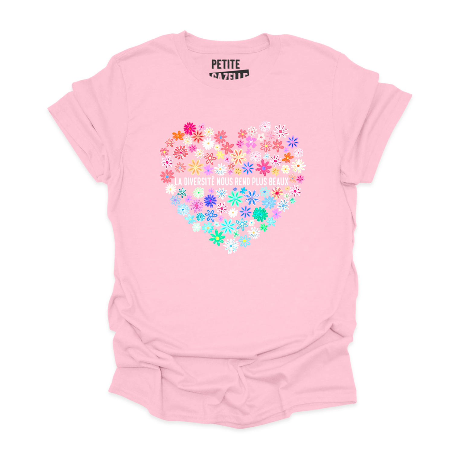 T-SHIRT COL ROND | La diversité nous rend plus beaux