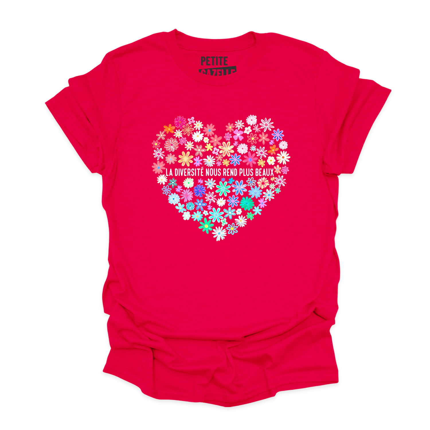 T-SHIRT COL ROND | La diversité nous rend plus beaux