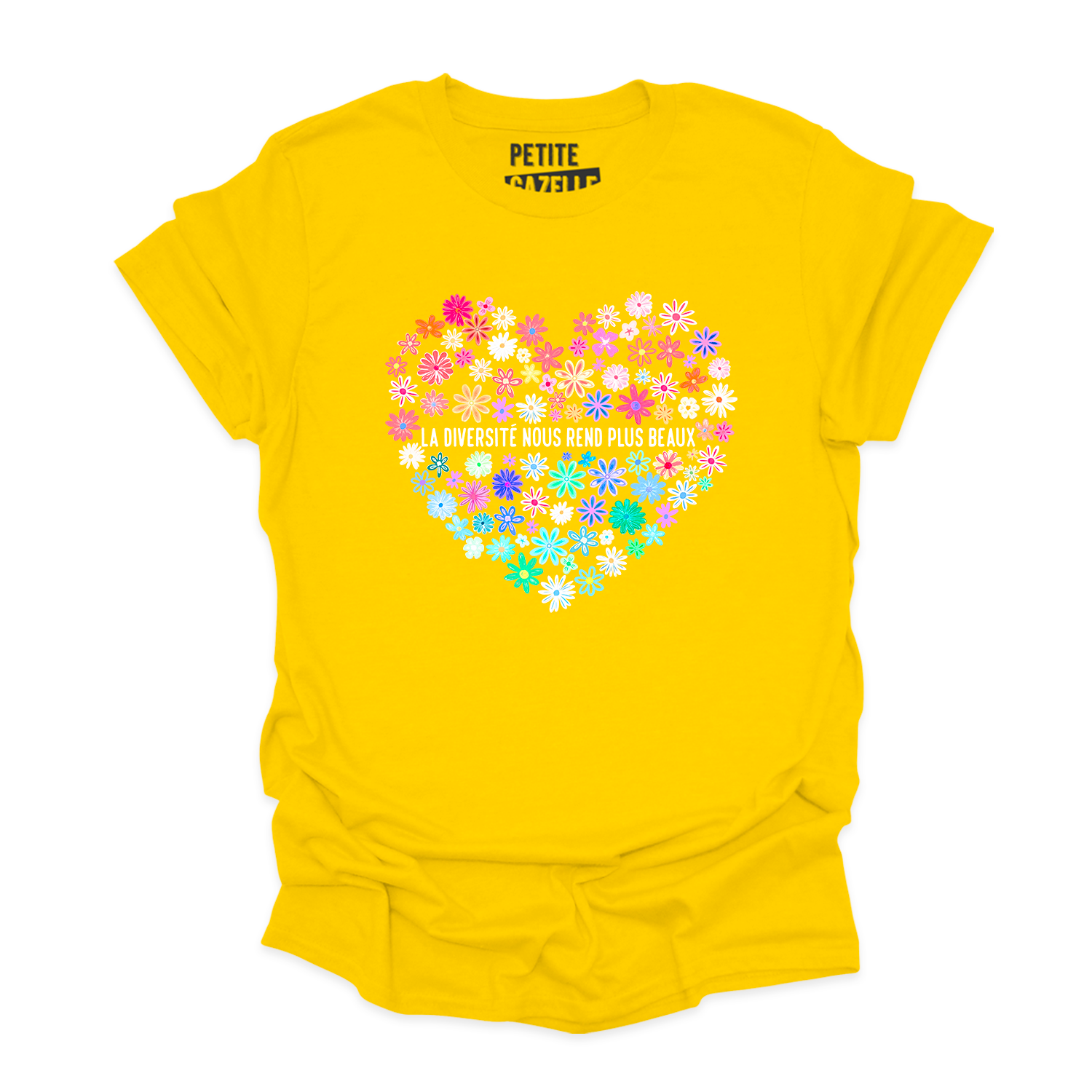 T-SHIRT COL ROND | La diversité nous rend plus beaux