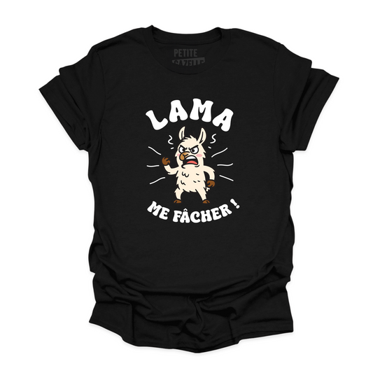 T-SHIRT COL ROND | LAMA me fâcher !