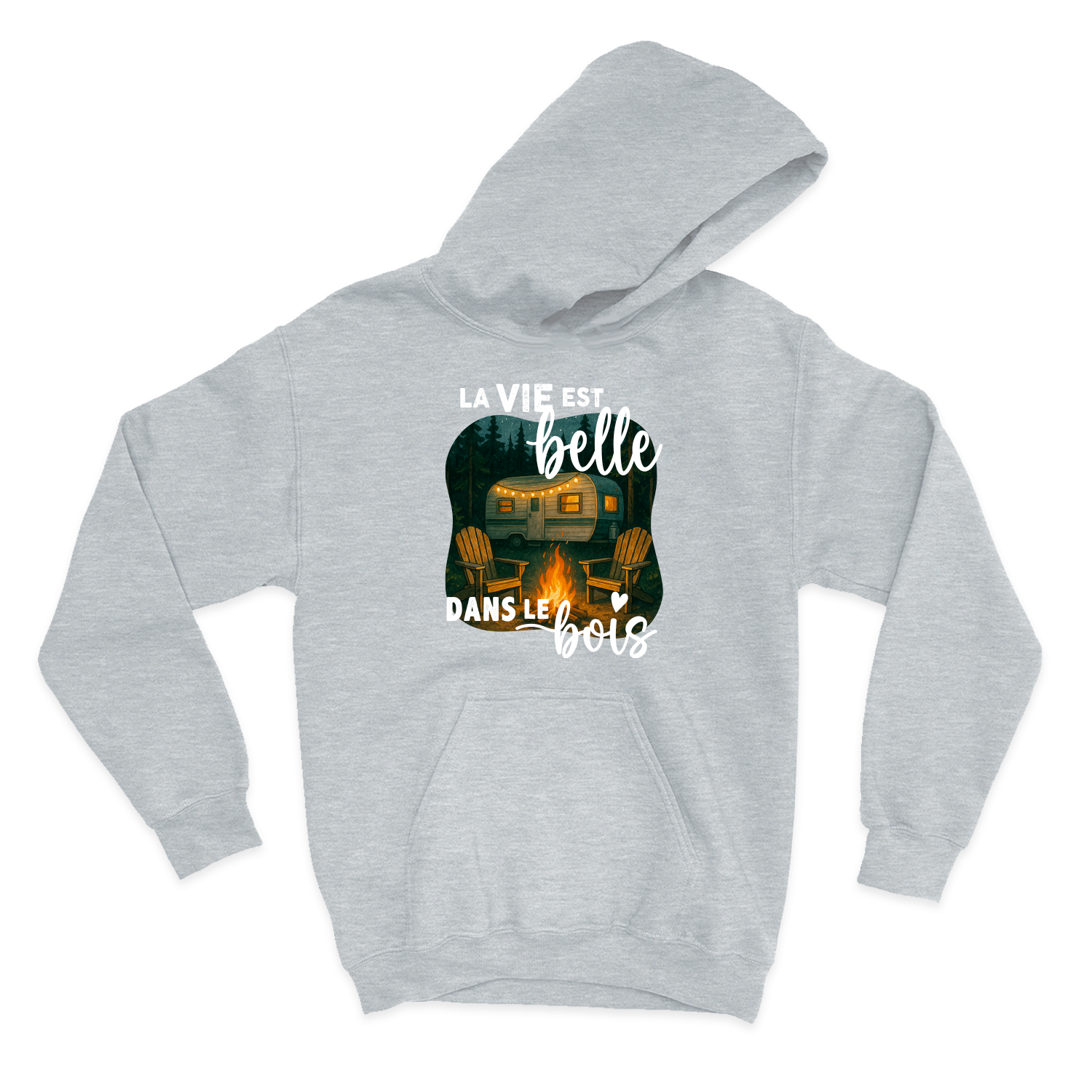 HOODIE | La vie est belle dans le bois