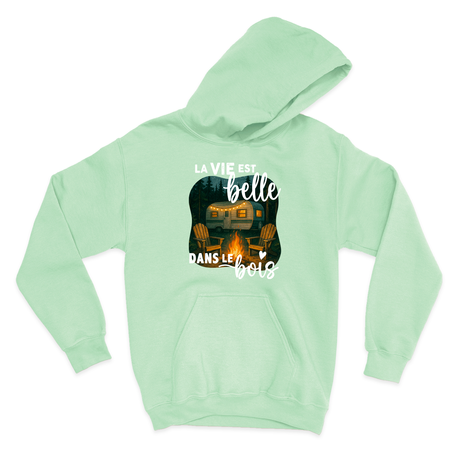 HOODIE | La vie est belle dans le bois