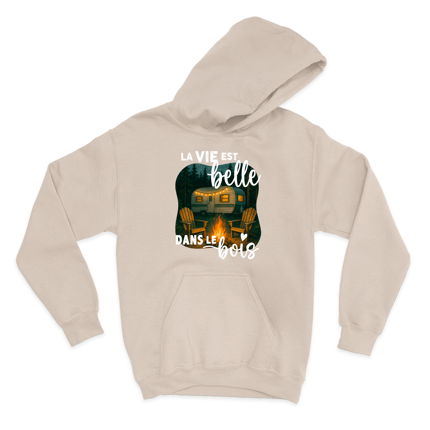 HOODIE | La vie est belle dans le bois
