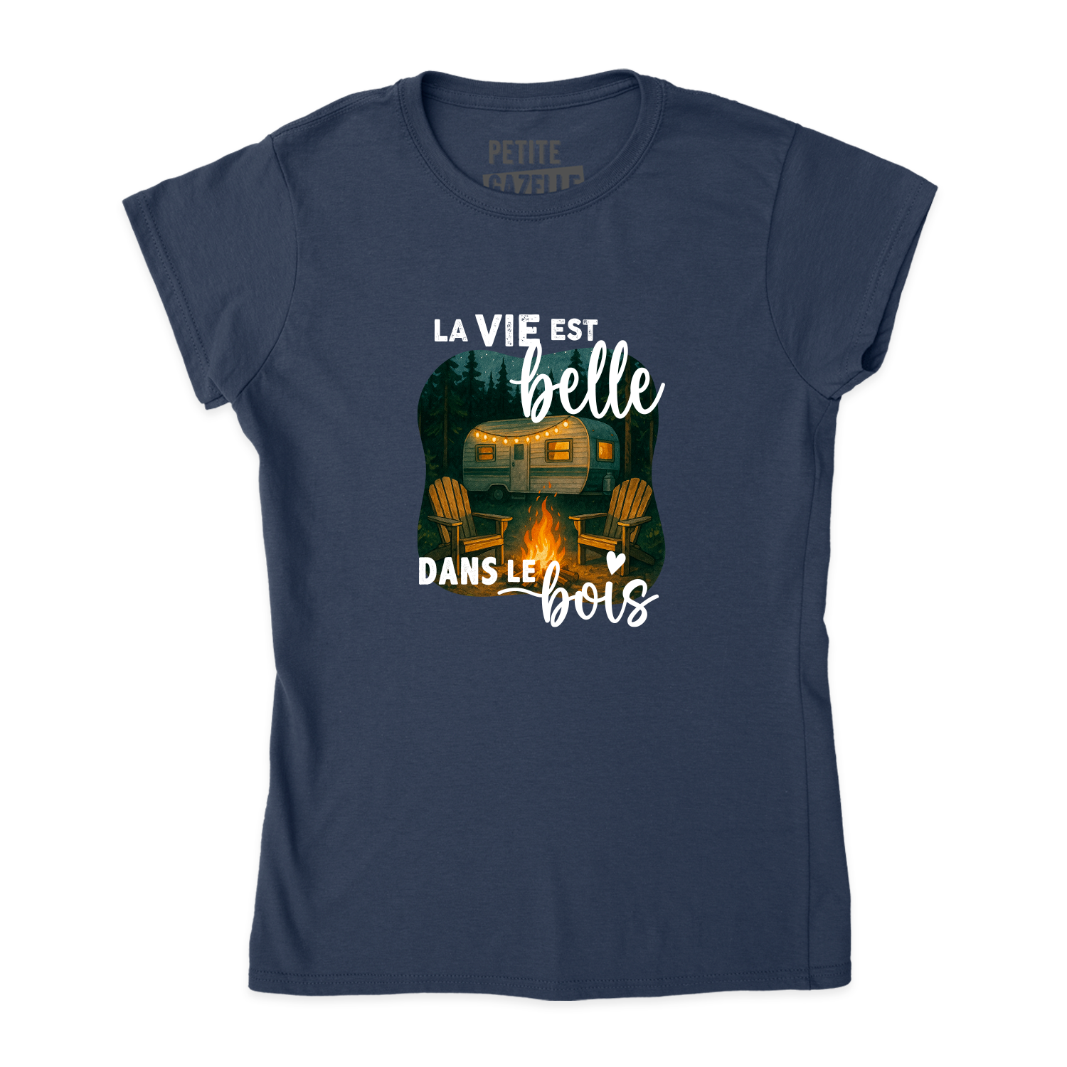 TSHIRT AJUSTÉ | La vie est belle dans le bois