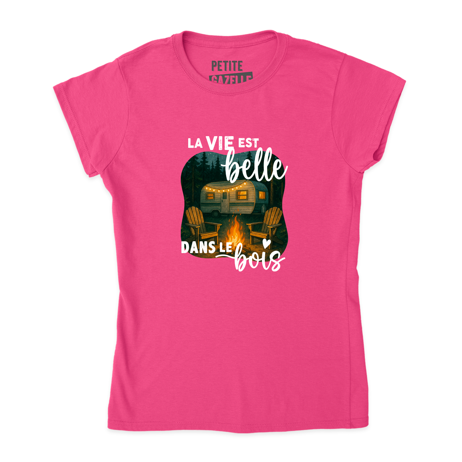 TSHIRT AJUSTÉ | La vie est belle dans le bois