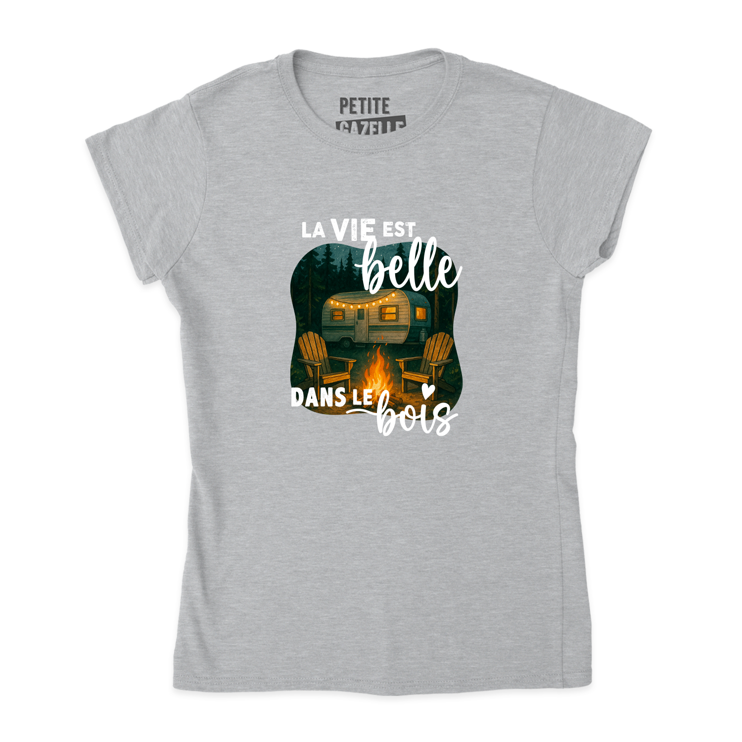 TSHIRT AJUSTÉ | La vie est belle dans le bois