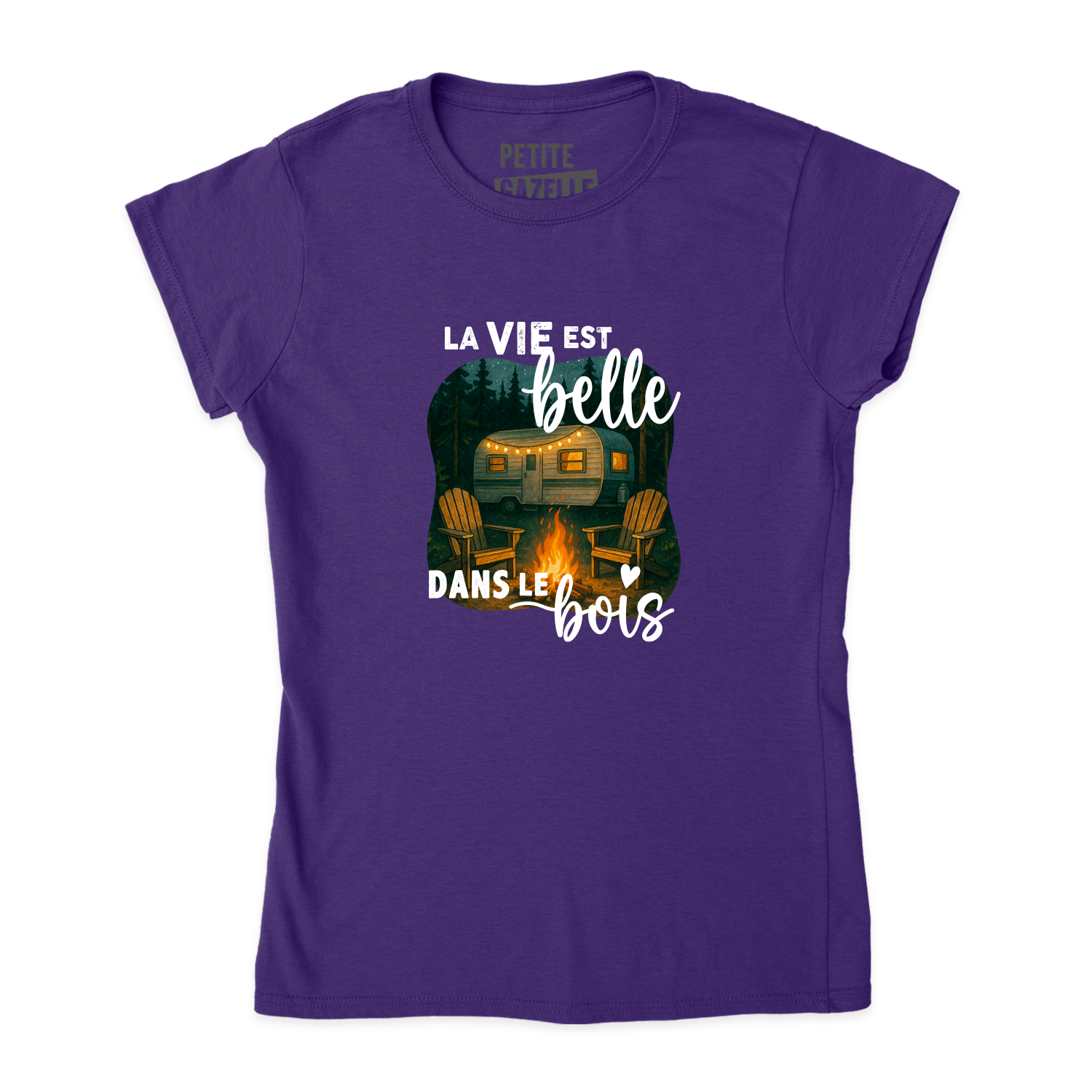 TSHIRT AJUSTÉ | La vie est belle dans le bois