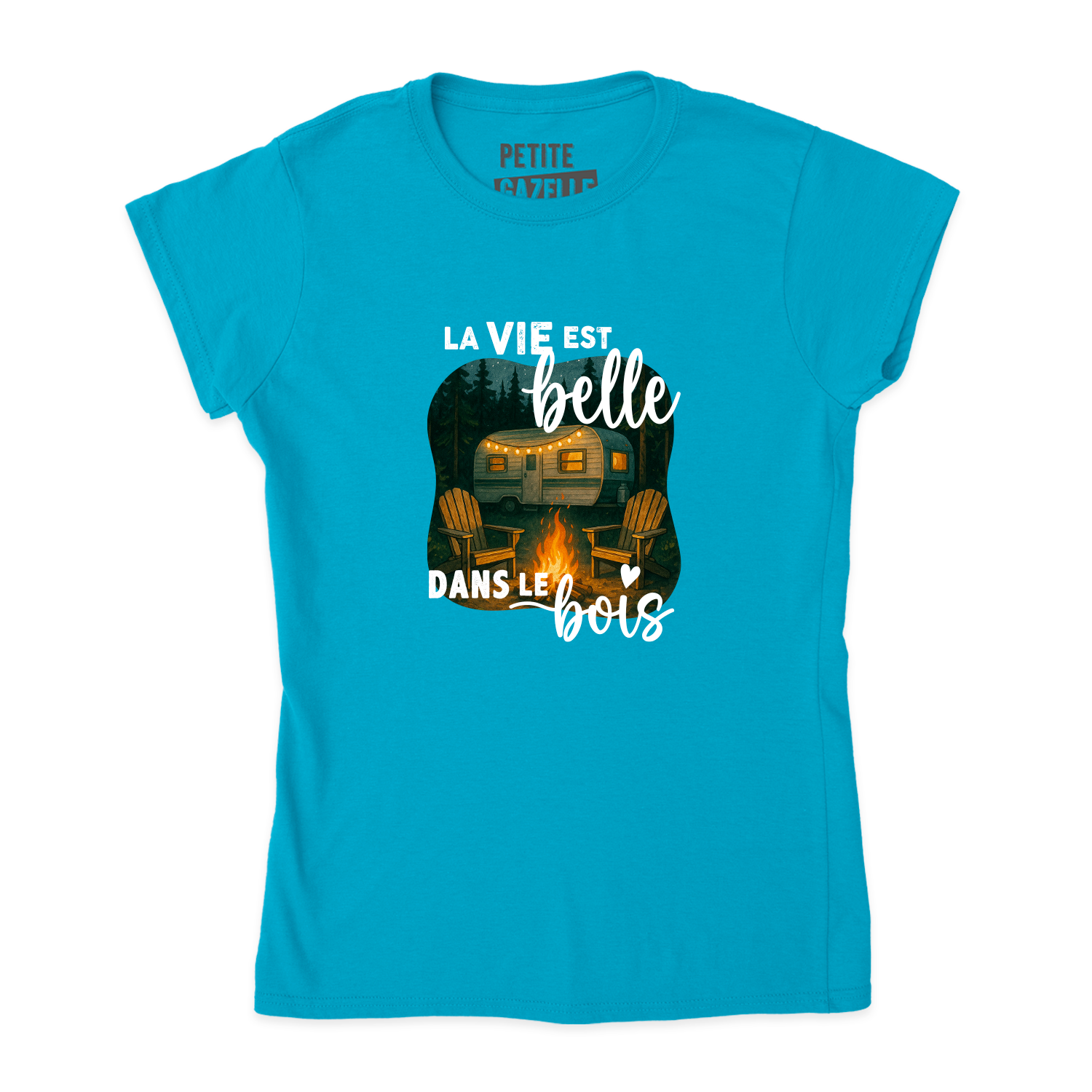 TSHIRT AJUSTÉ | La vie est belle dans le bois