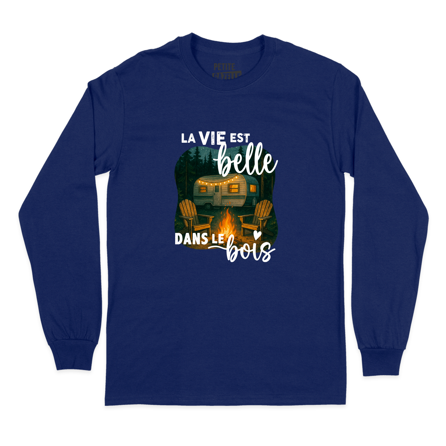 T-SHIRT À MANCHES LONGUES | La vie est belle dans le bois