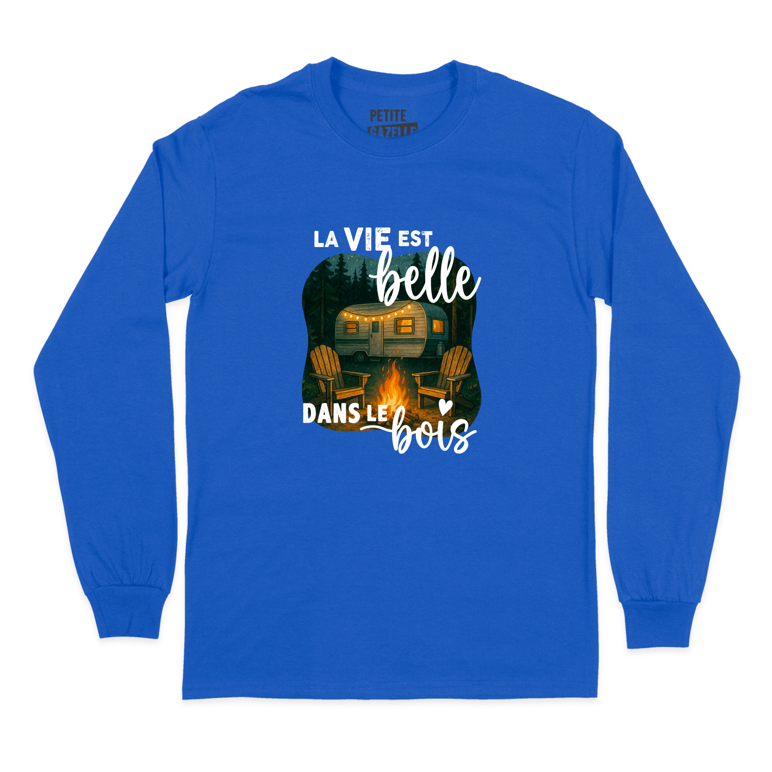 T-SHIRT À MANCHES LONGUES | La vie est belle dans le bois