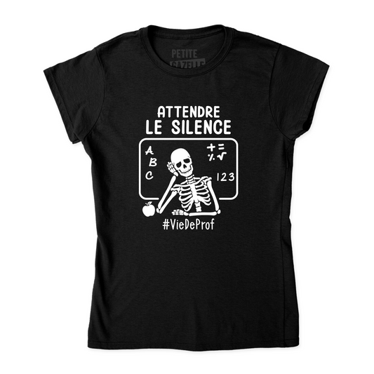 TSHIRT AJUSTÉ | Attendre le silence