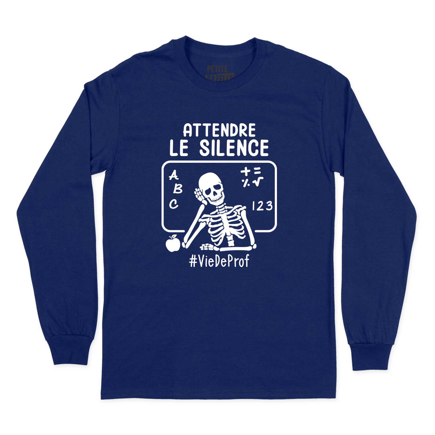 T-SHIRT À MANCHES LONGUES | Attendre le silence