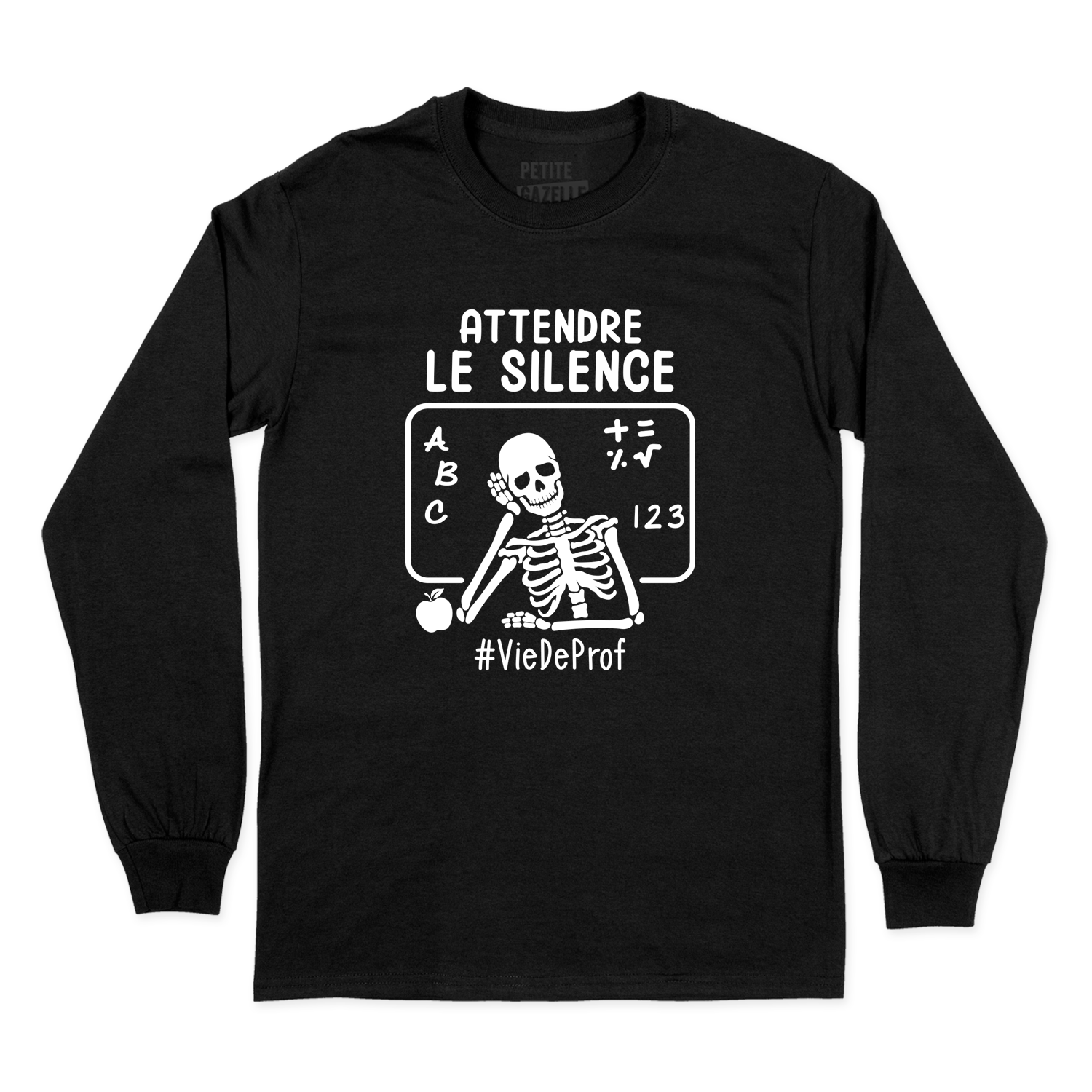 T-SHIRT À MANCHES LONGUES | Attendre le silence