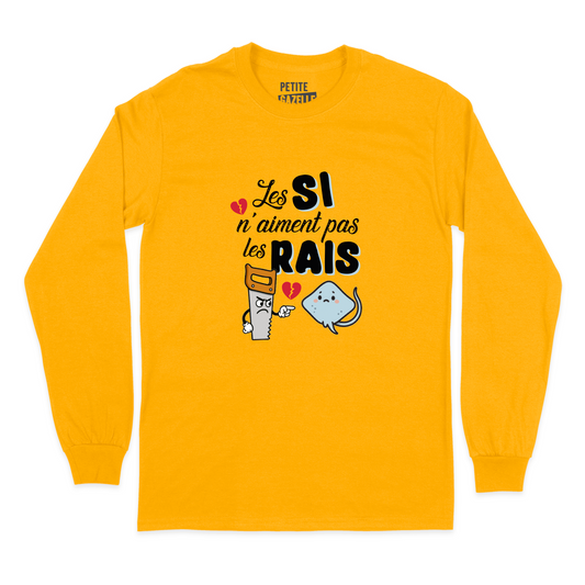 T-SHIRT À MANCHES LONGUES | Les SI n'aiment pas les RAIS