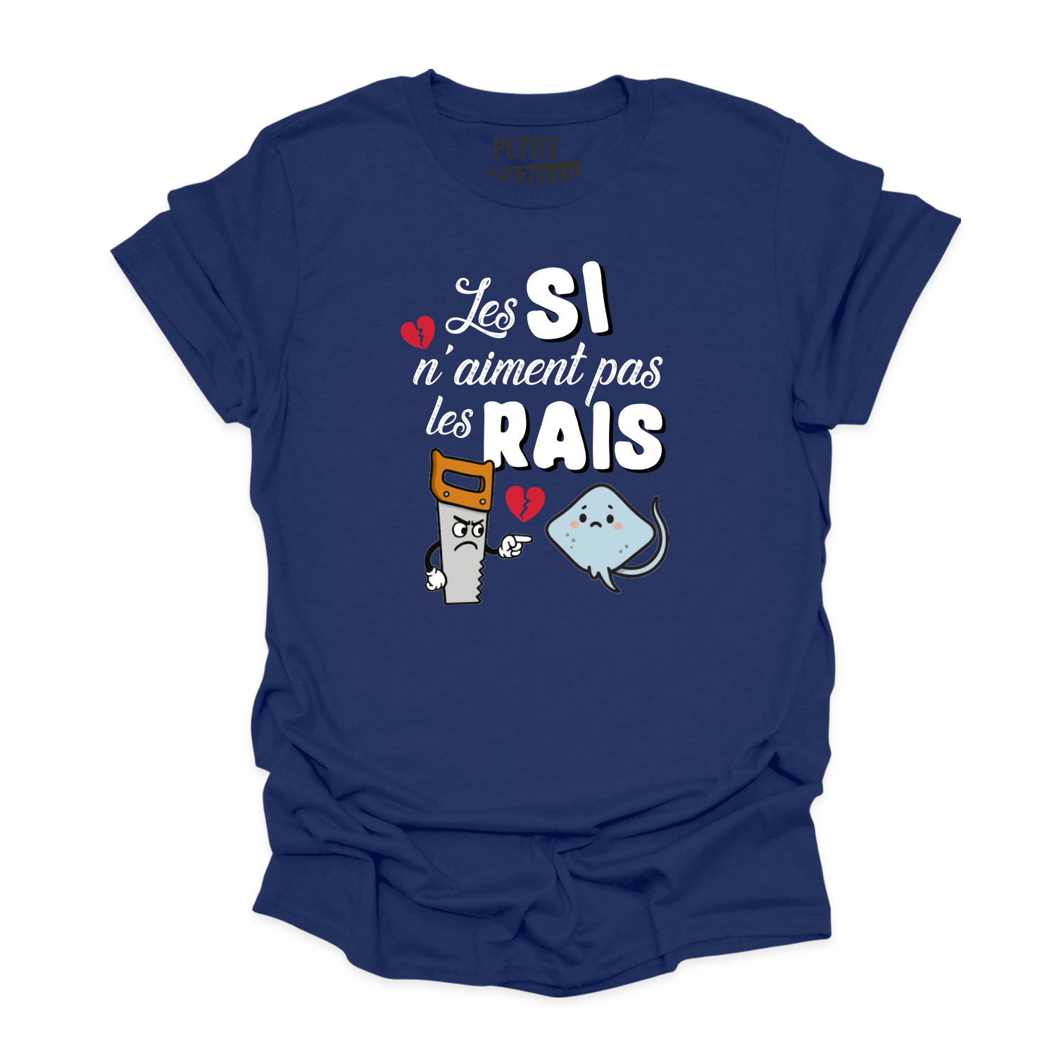 T-SHIRT COL ROND | Les SI n'aiment pas les RAIS
