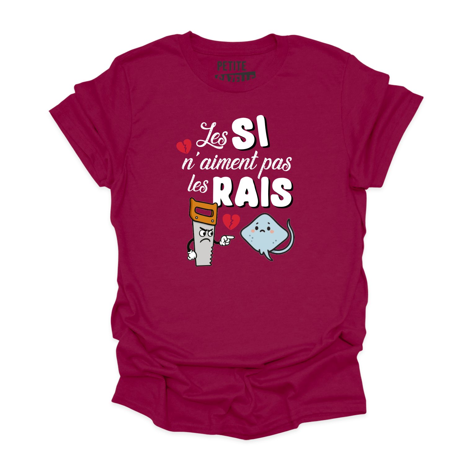 T-SHIRT COL ROND | Les SI n'aiment pas les RAIS