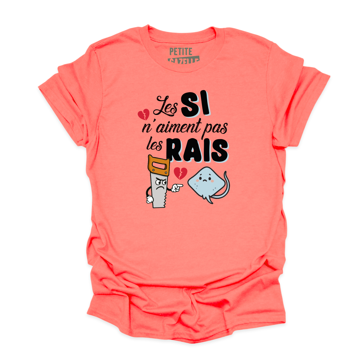 T-SHIRT COL ROND | Les SI n'aiment pas les RAIS