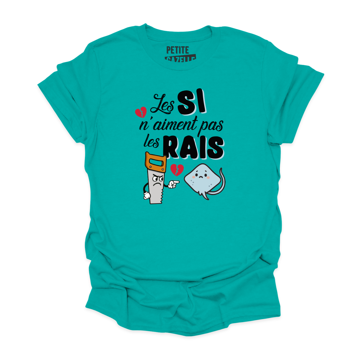 T-SHIRT COL ROND | Les SI n'aiment pas les RAIS