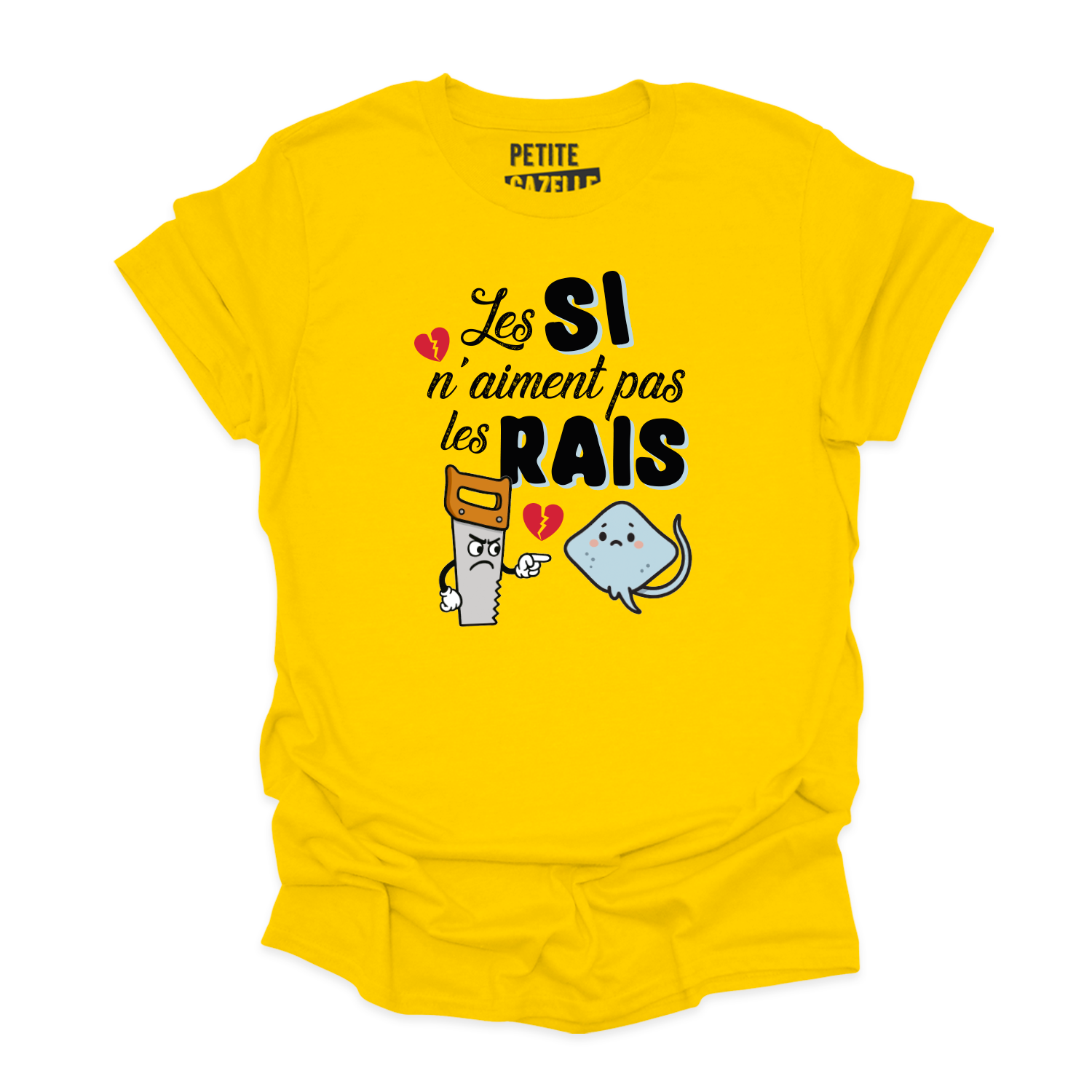 T-SHIRT COL ROND | Les SI n'aiment pas les RAIS