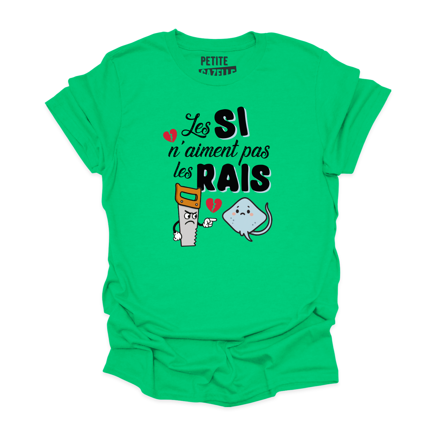 T-SHIRT COL ROND | Les SI n'aiment pas les RAIS