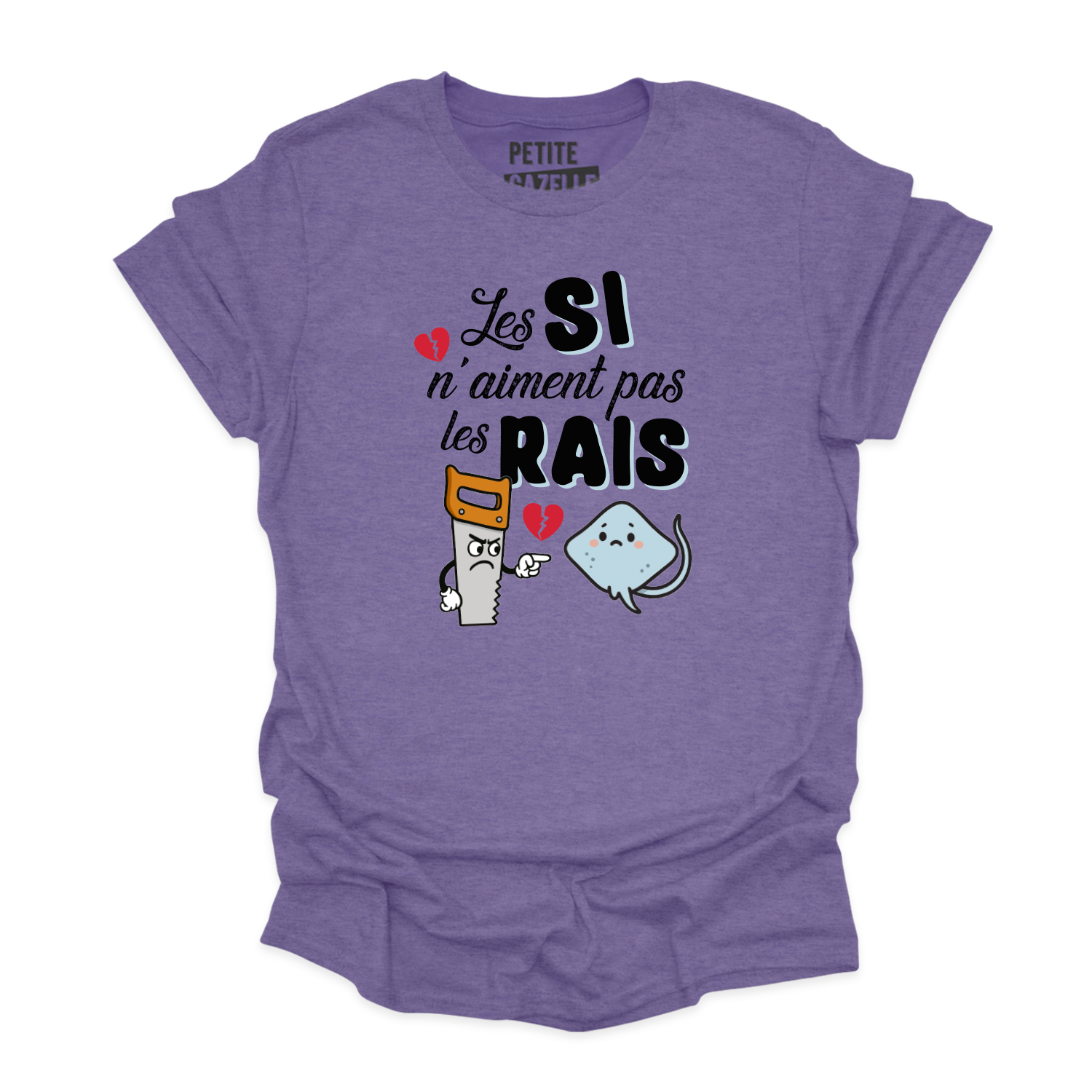 T-SHIRT COL ROND | Les SI n'aiment pas les RAIS