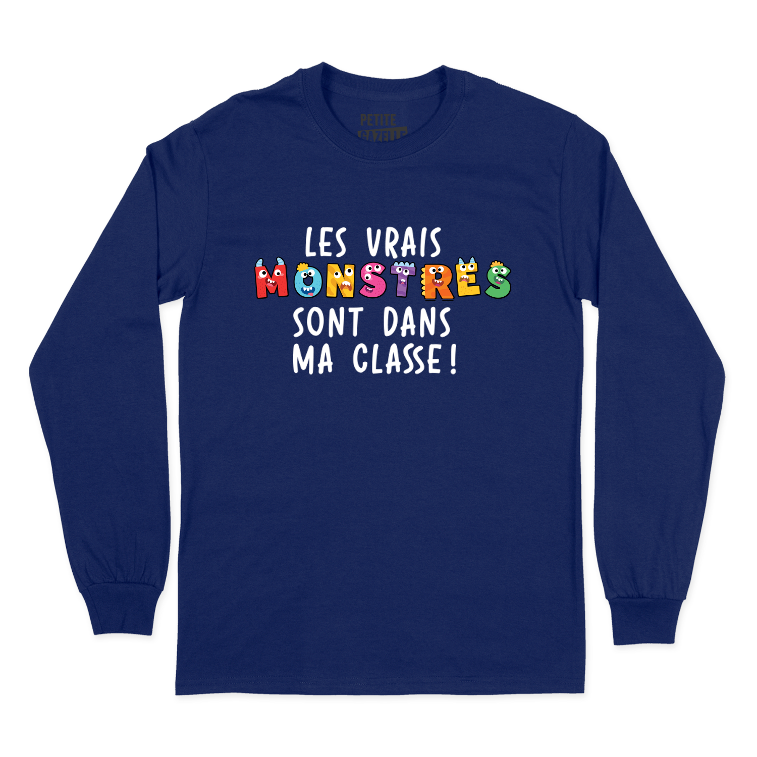 T-SHIRT À MANCHES LONGUES | Les vrais monstres sont dans ma classe