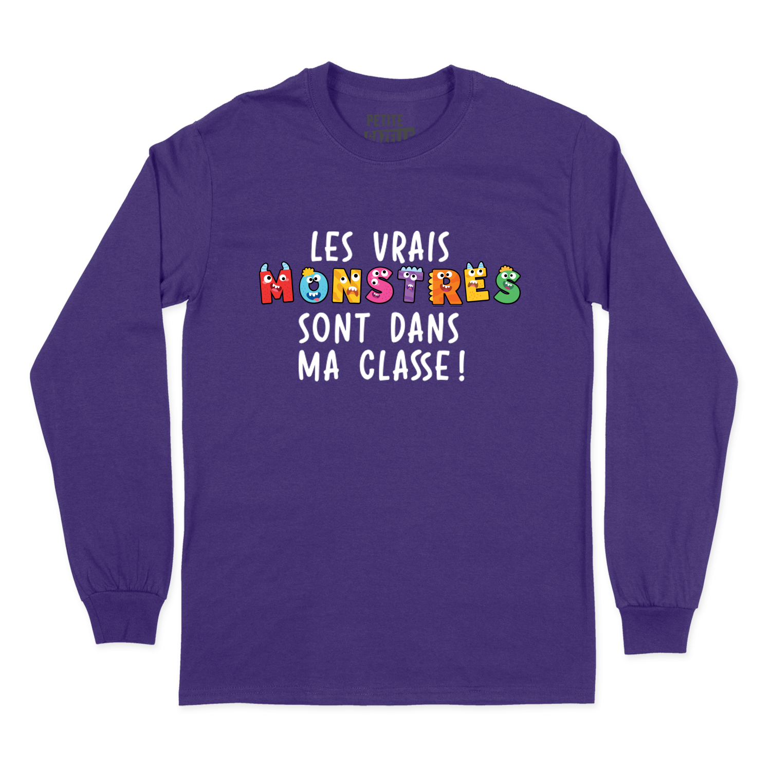 T-SHIRT À MANCHES LONGUES | Les vrais monstres sont dans ma classe