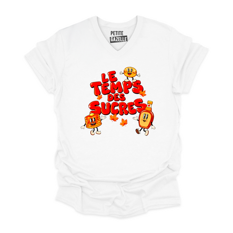 TSHIRT COL en V | Le temps des sucres