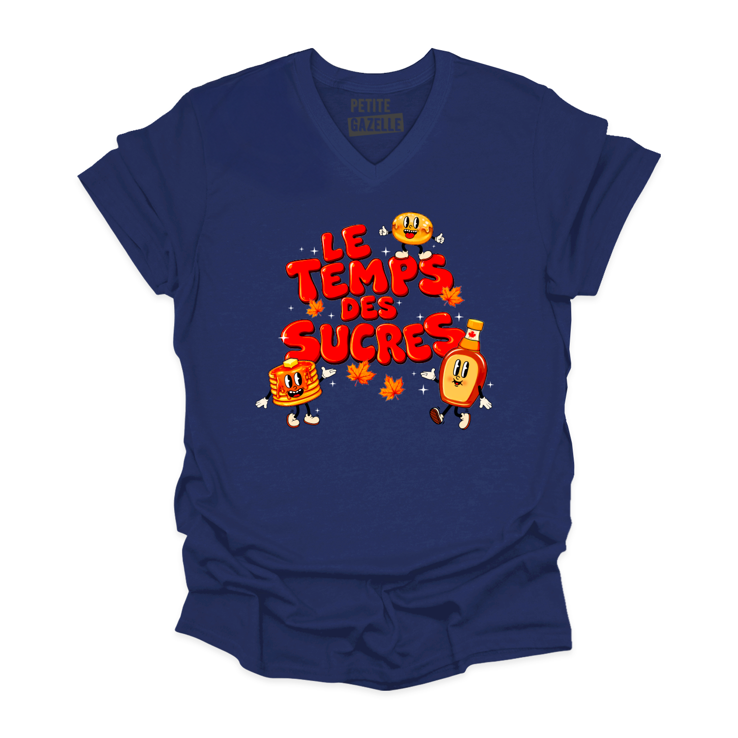TSHIRT COL en V | Le temps des sucres