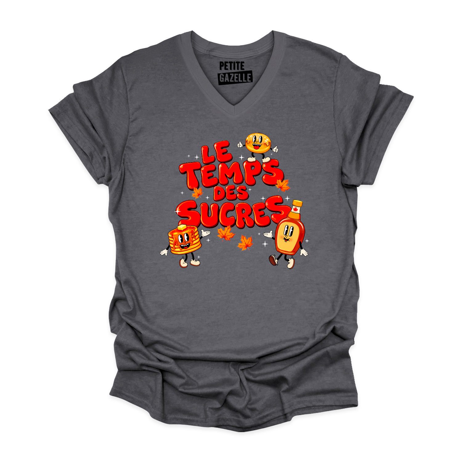 TSHIRT COL en V | Le temps des sucres