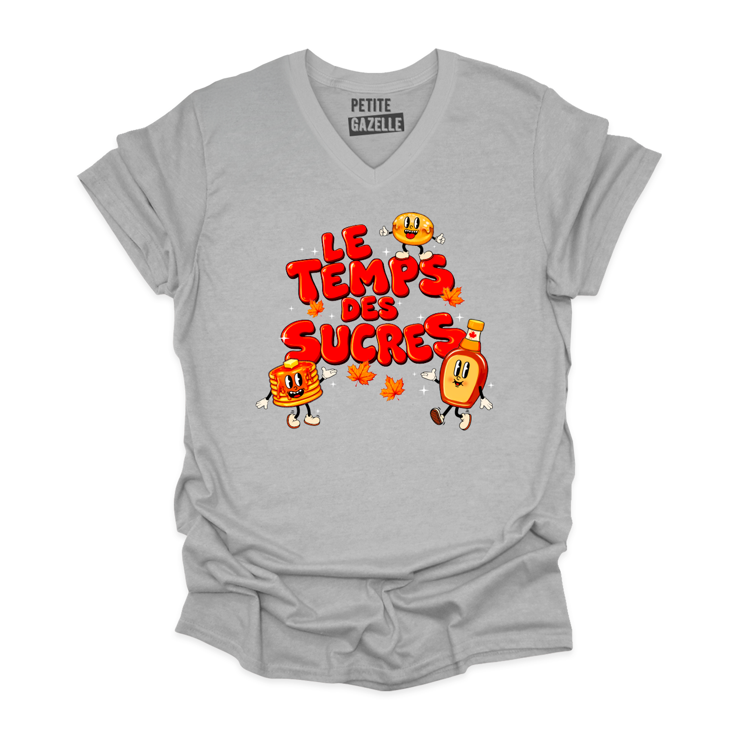 TSHIRT COL en V | Le temps des sucres