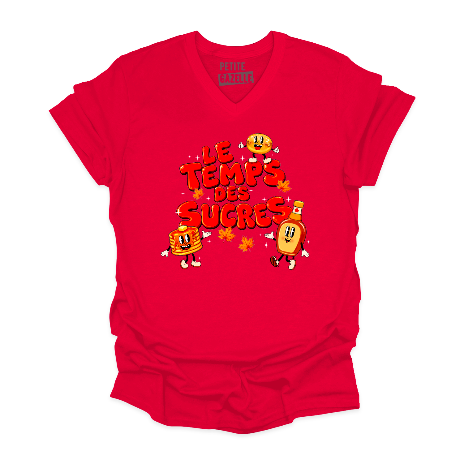 TSHIRT COL en V | Le temps des sucres